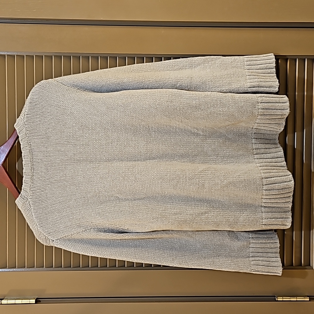 Jenni Kayne Cashmere Amelia Crewneck Sweater Warm Sand XS/S Oversized EUC! HP🥳 - Picture 6 of 12